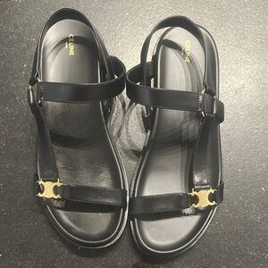 Celine Black Sandals